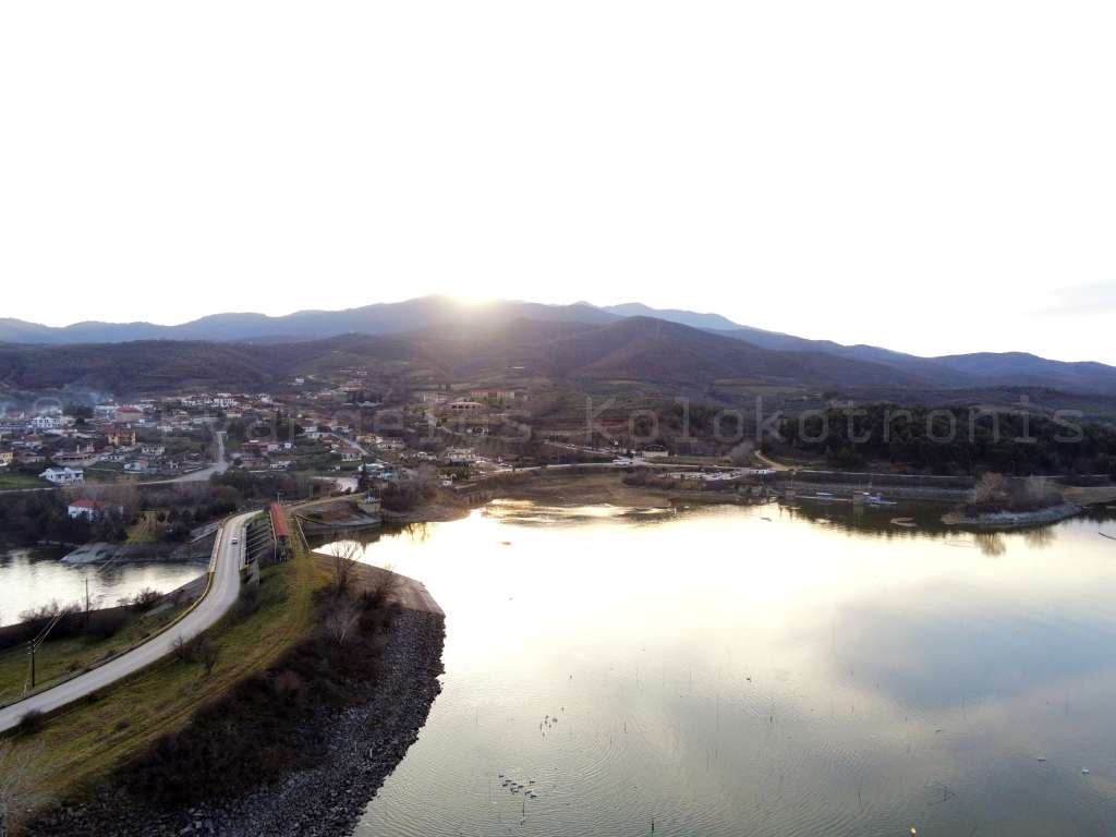Dam of Kerkini with drone